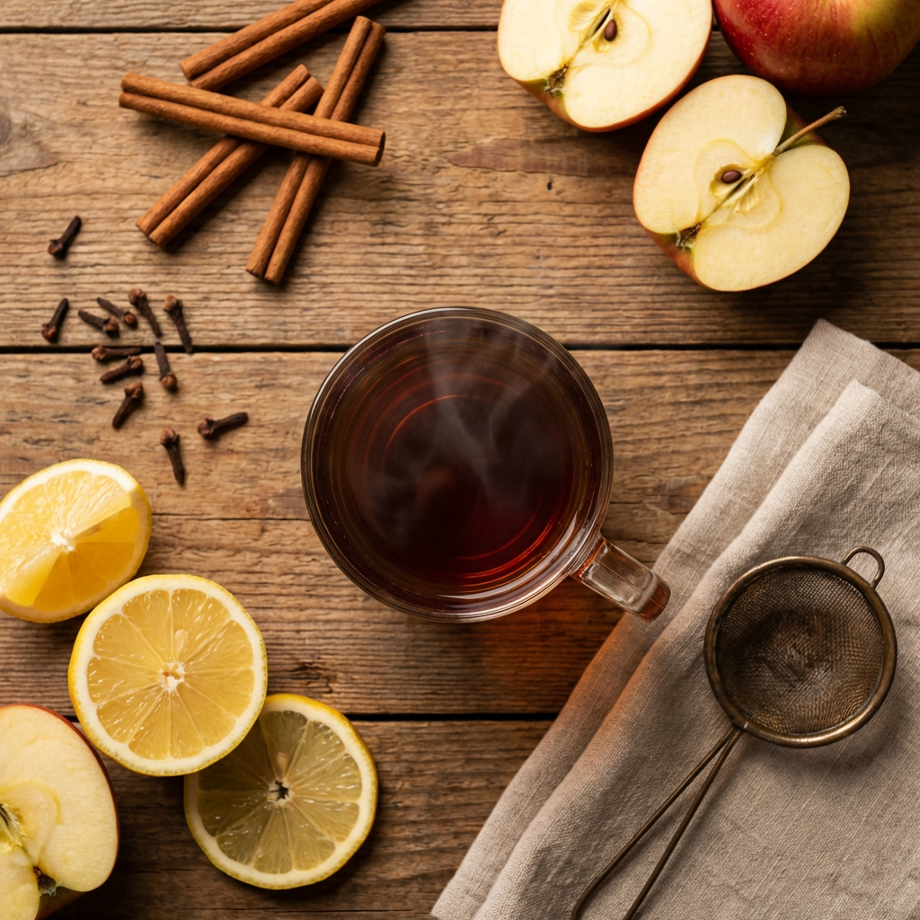 Jus de pomme chaud