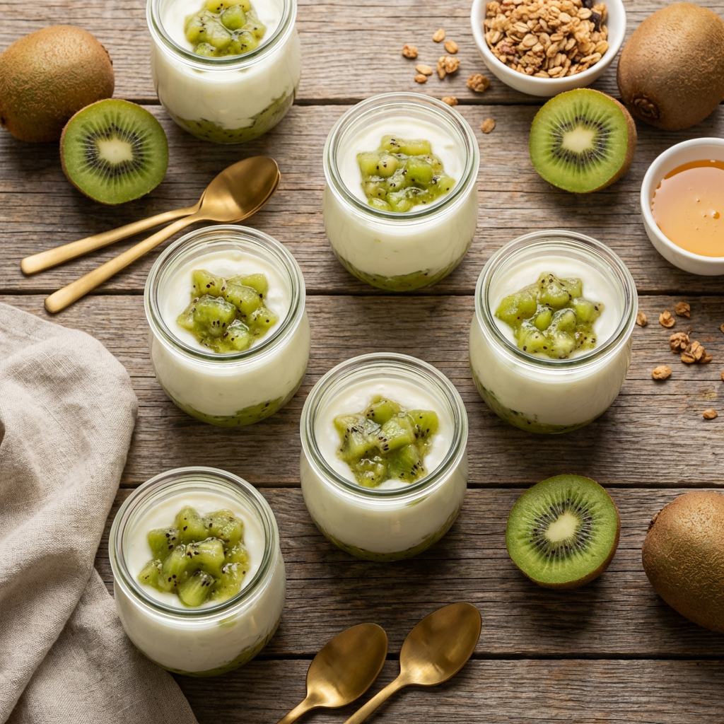 Yaourts aux kiwis