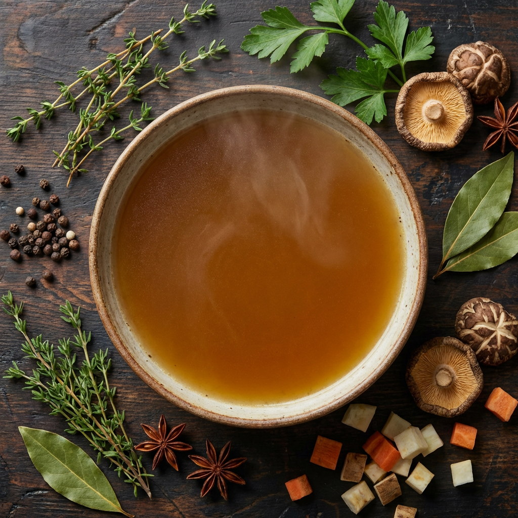 Bouillon de soupe maison