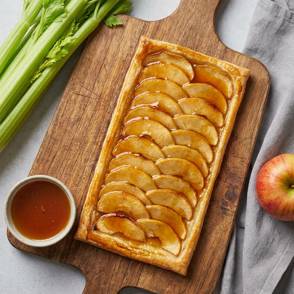 Tarte fine pomme / céleri