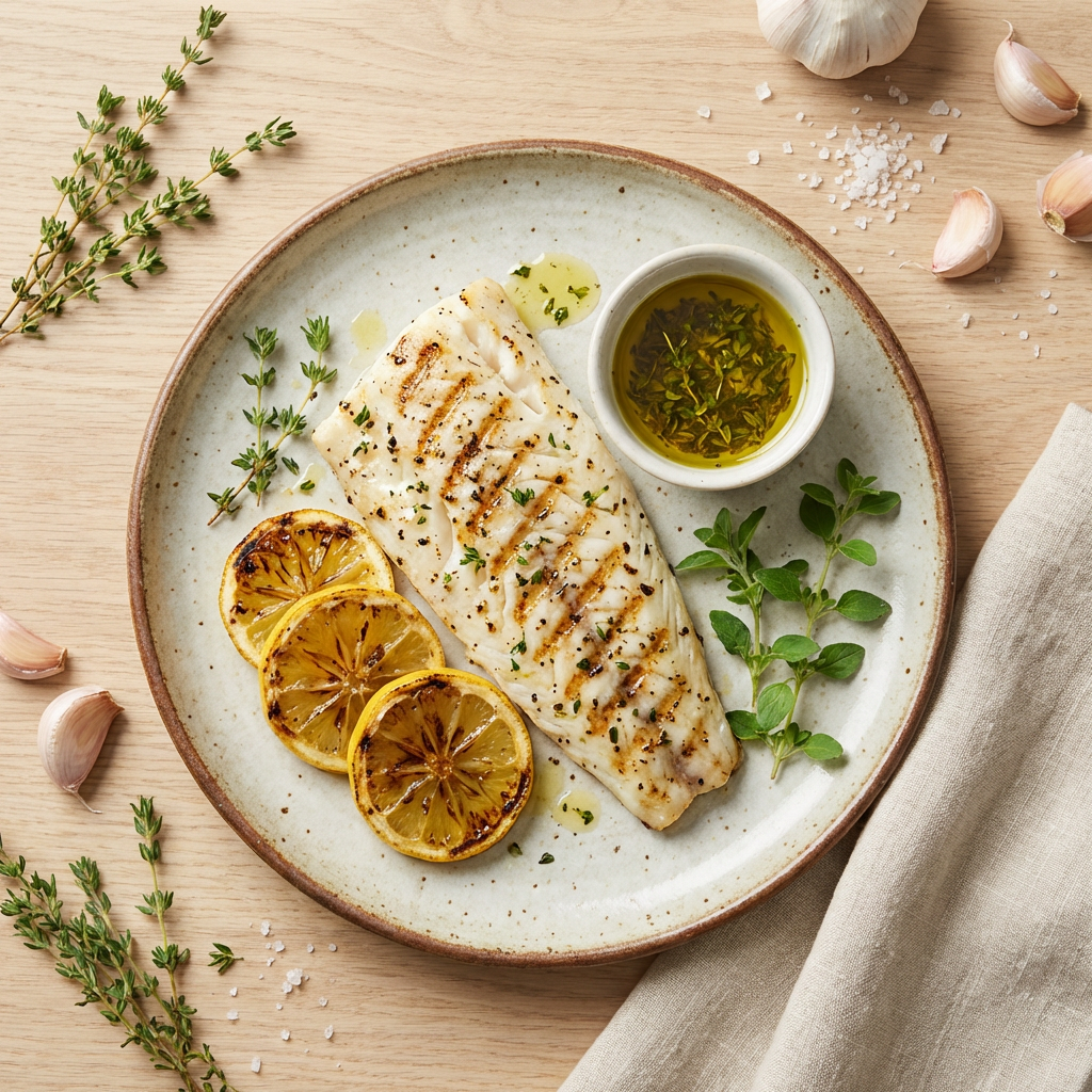 Filet de poisson grillé