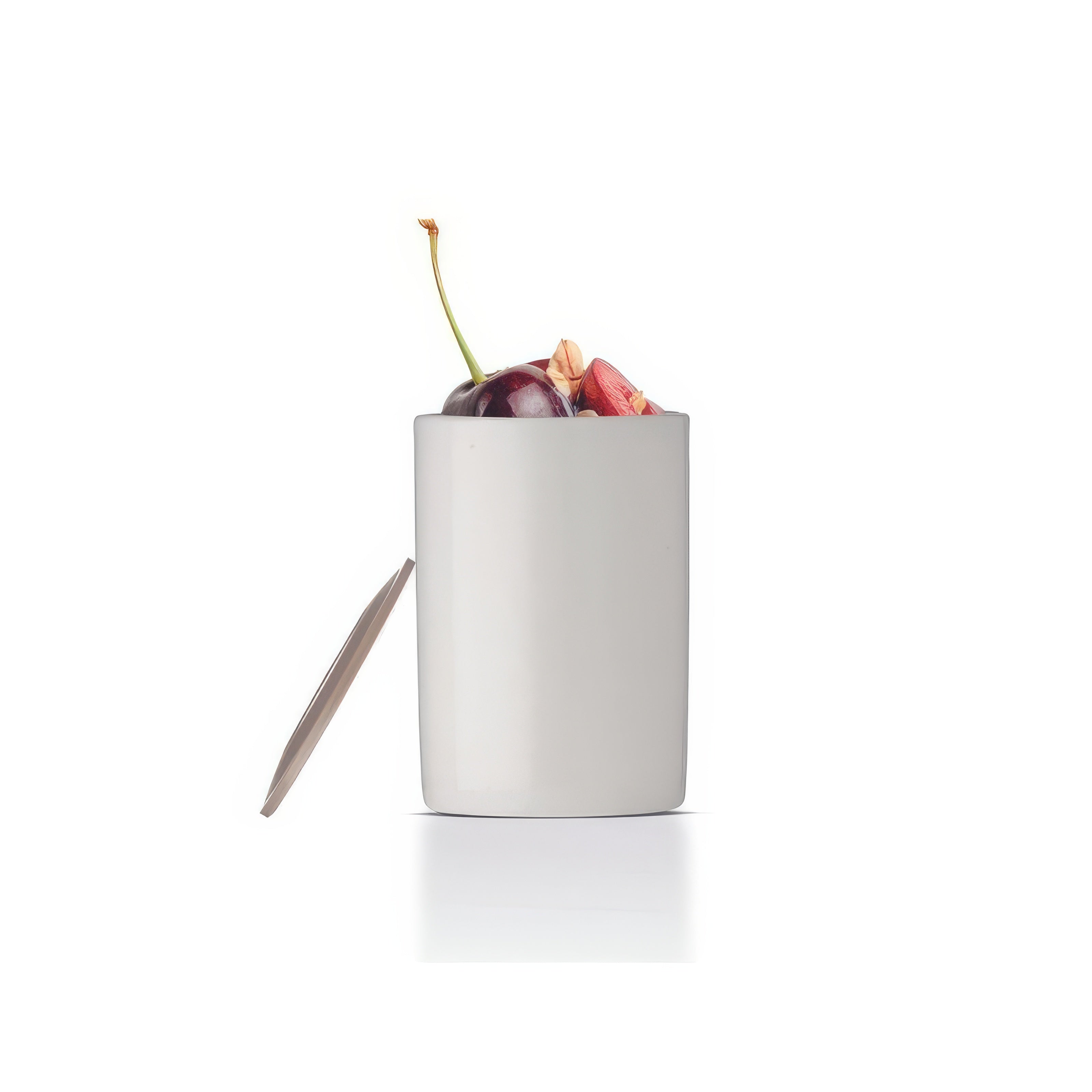 Pot en verre fromage blanc