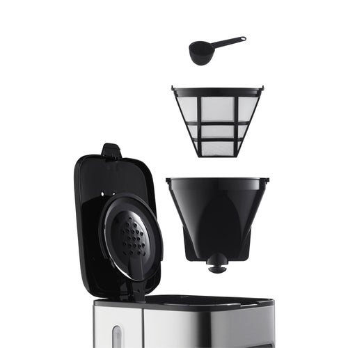 Cafetière filtre programmable 1,5 L noir