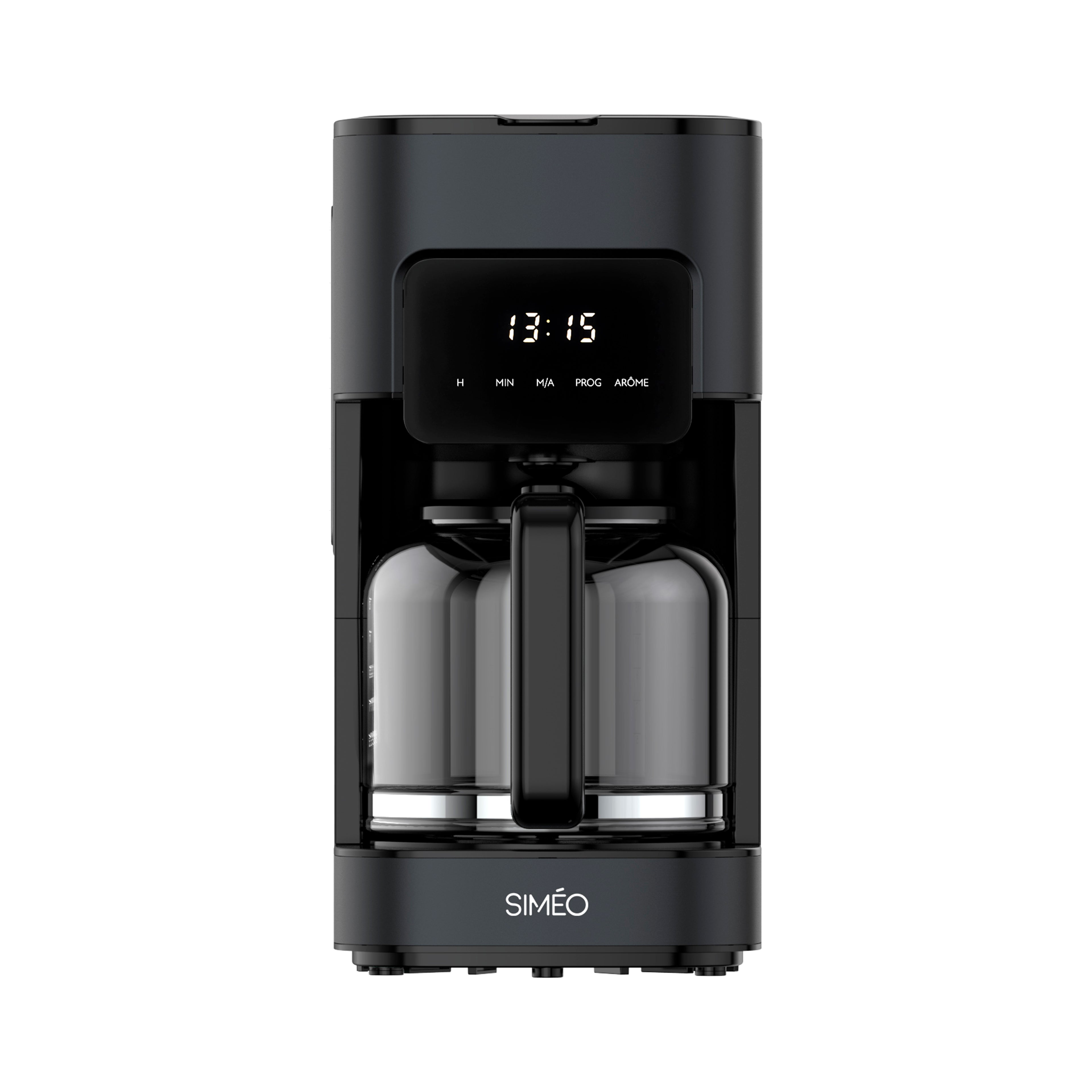 Cafetière filtre programmable 1,5 L noir