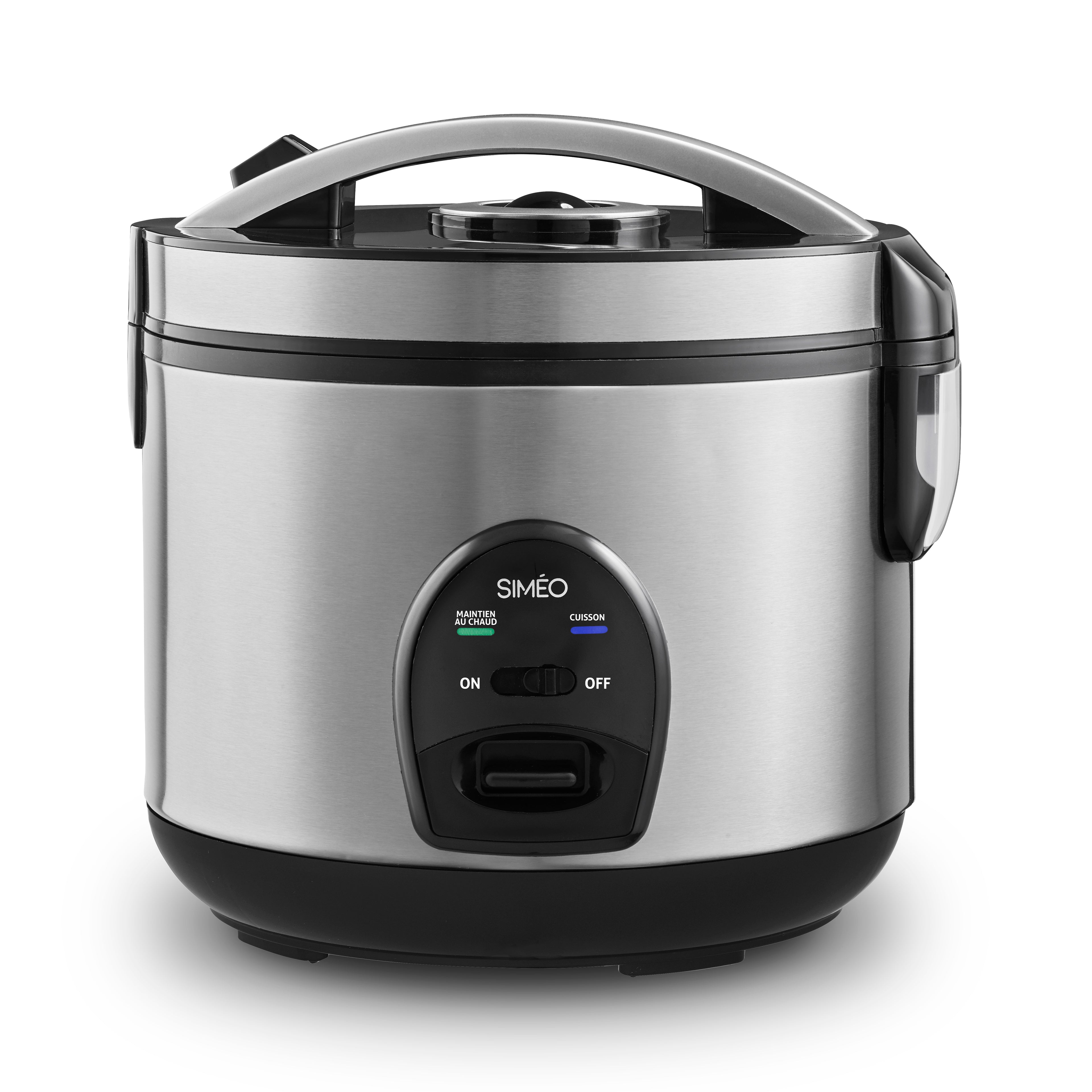 Cuiseur à riz avec panier vapeur inox