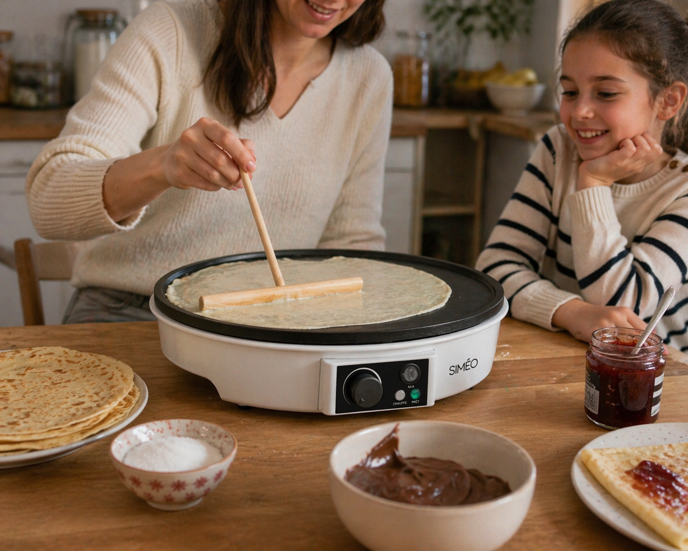 Crêpière électrique