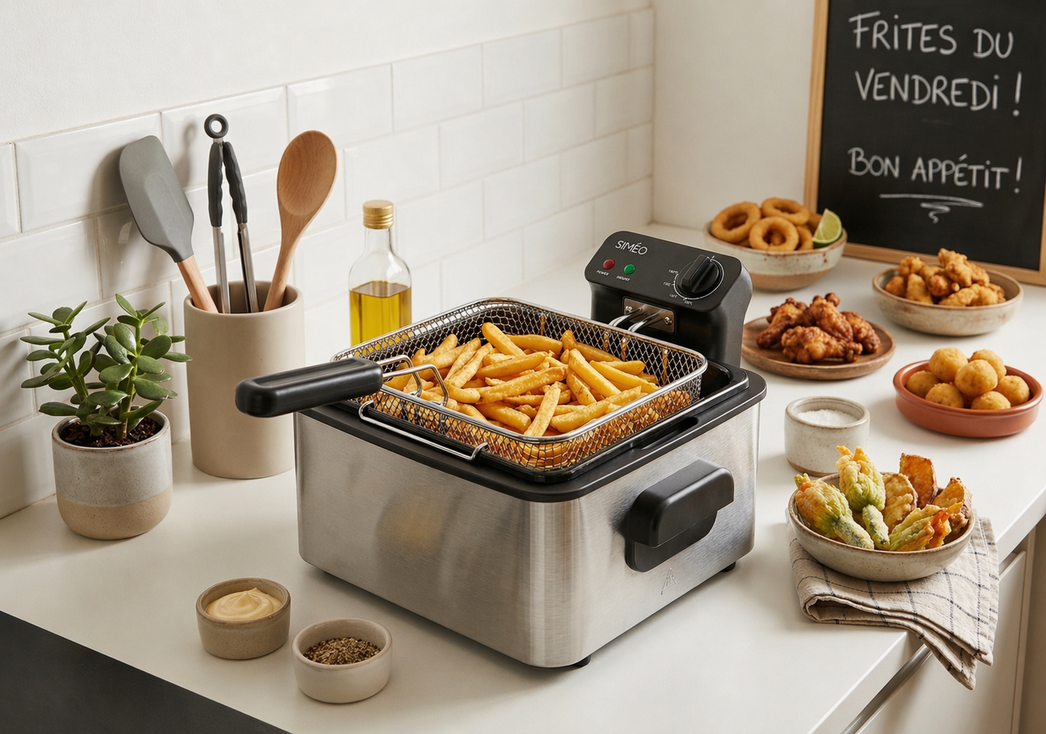 Friteuse à huile 4,5 L