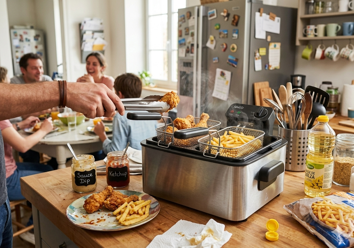 Friteuse à huile 4,5 L